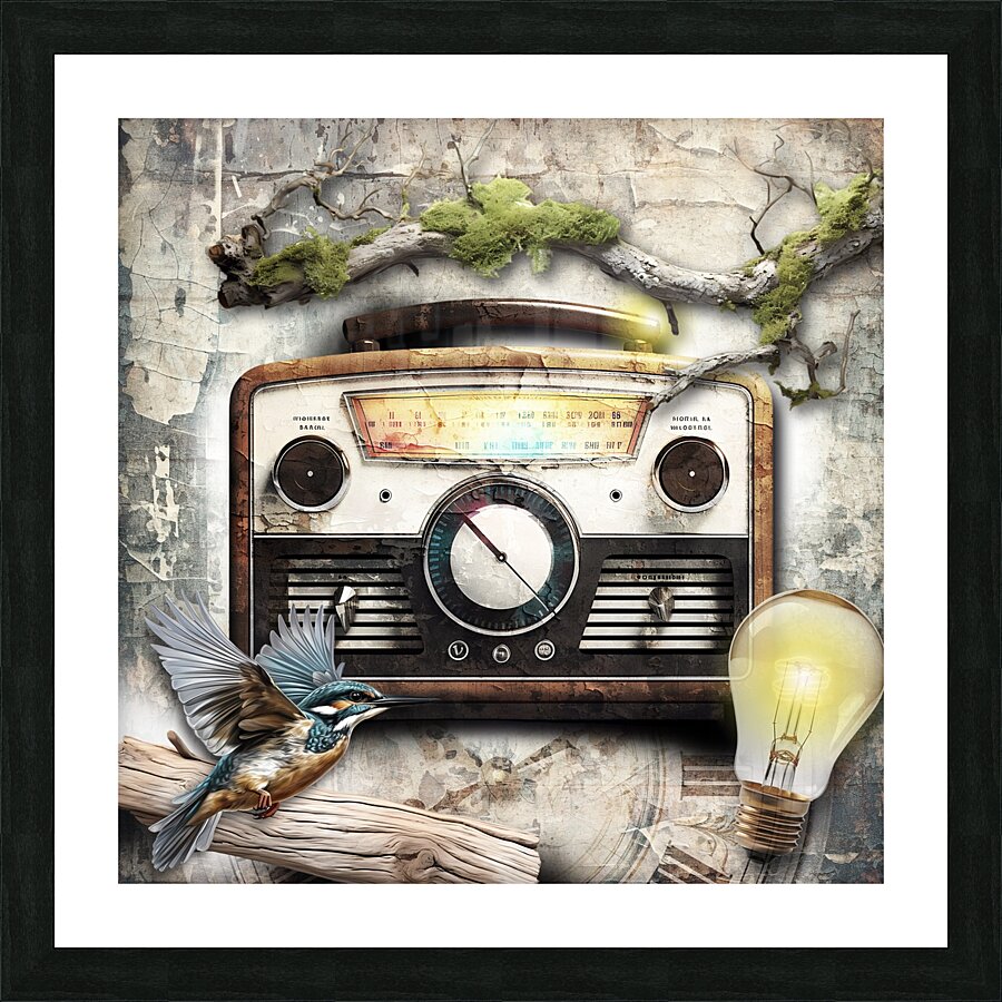 Radio Art 1 Picture Frame print