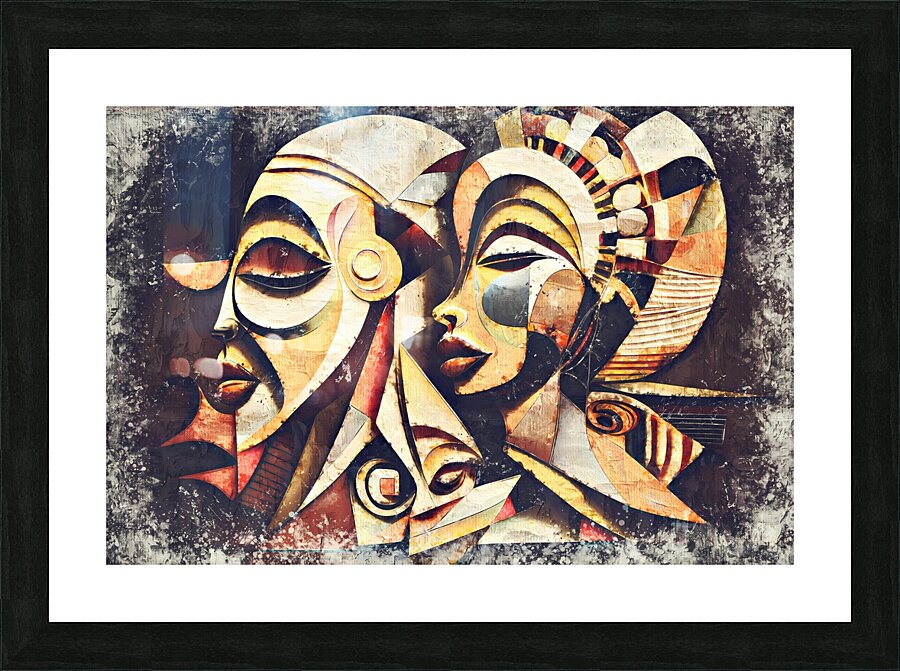 African art 2 Picture Frame print