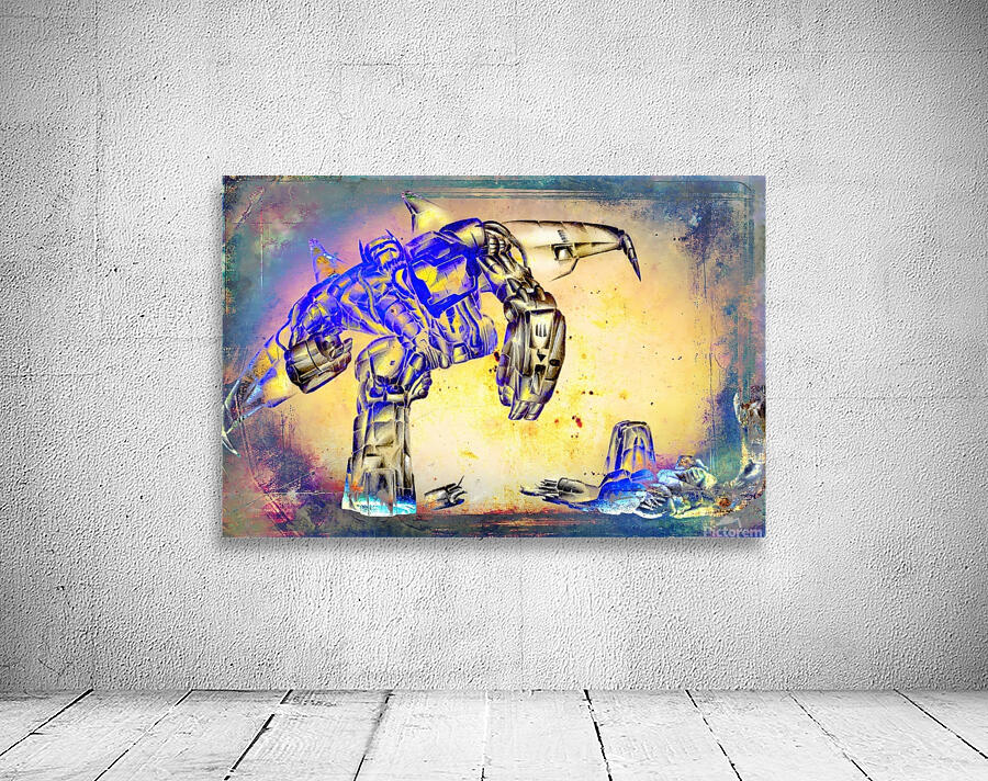 Cyborg fighting Wall Preview