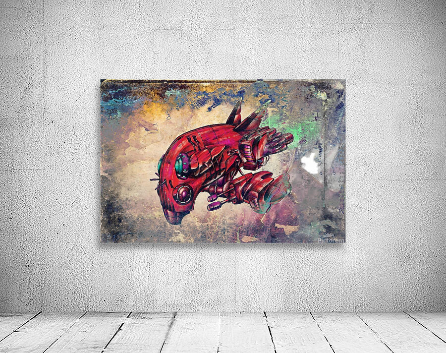 Space ship art 1 Wall Preview
