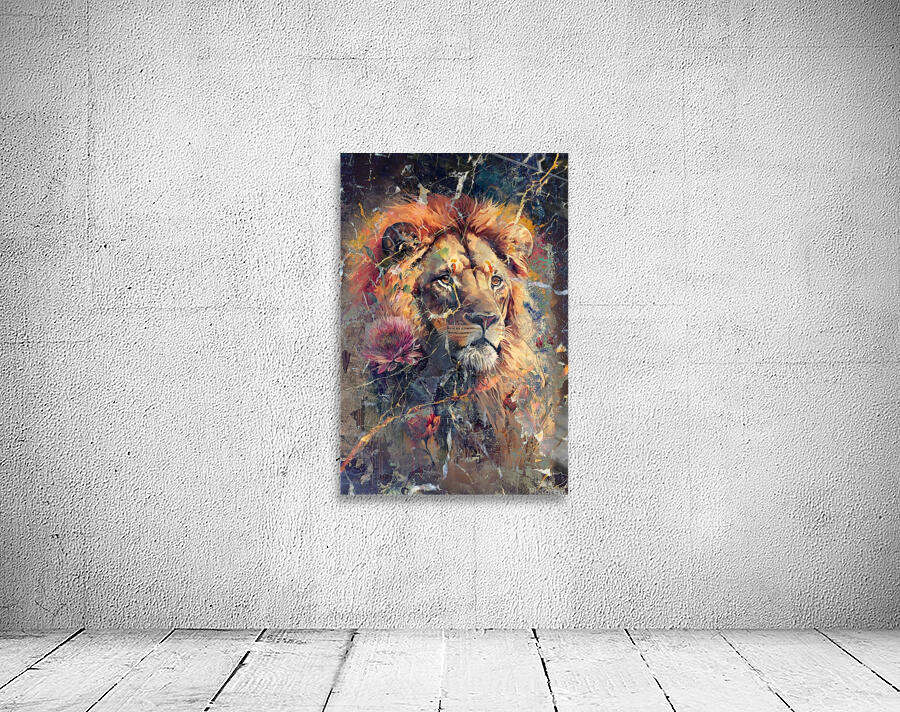 Lion painting 2 Wall Preview