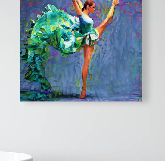 ballet dance Oil painting on canvas by Ali Miraee