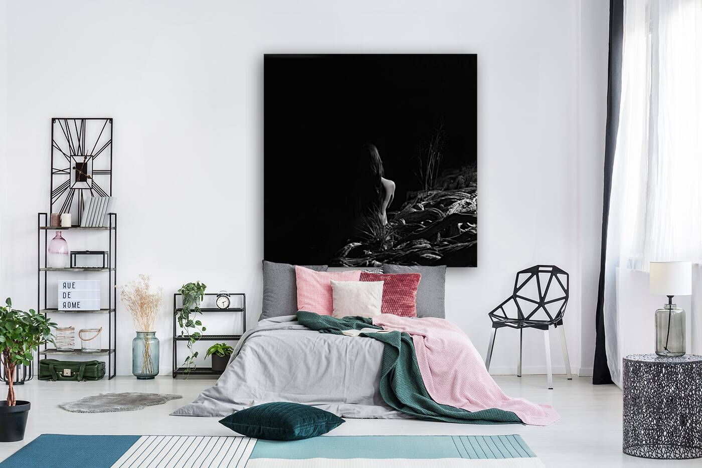 Full Moon Along the Guadalupe Reproduction