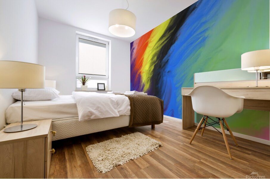 Storm Color  Mural print