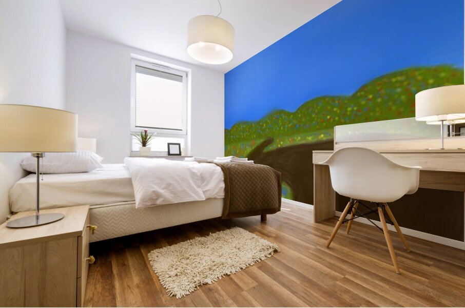 Peaceful Landscape Mural print