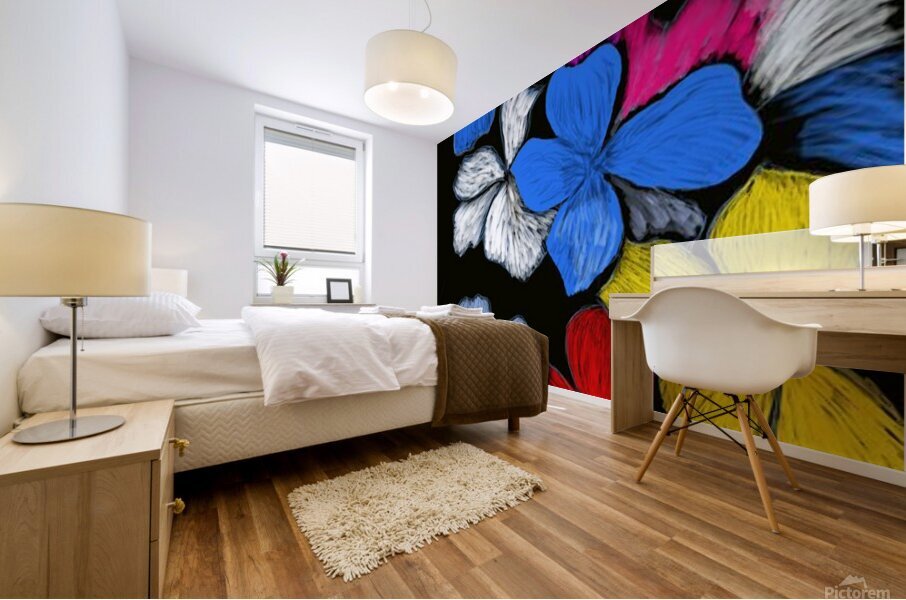 Flower Mural print