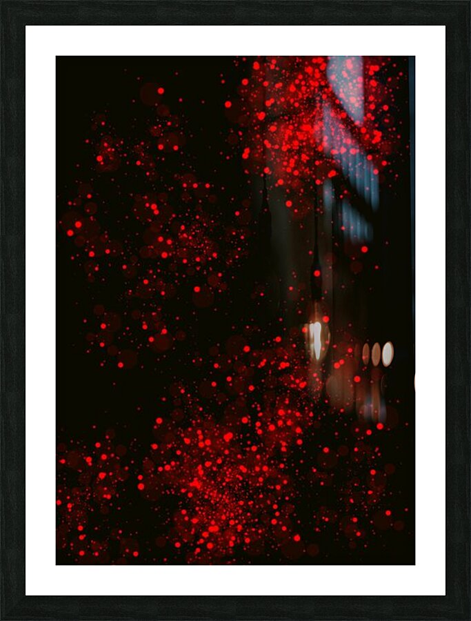 Explosive Colors Picture Frame print