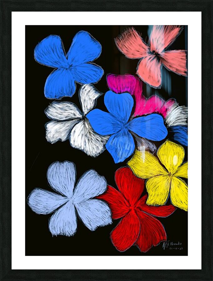 Flower Picture Frame print