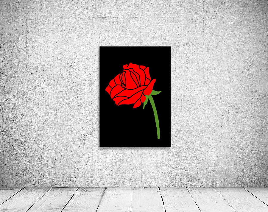 Rose Burst Wall Preview
