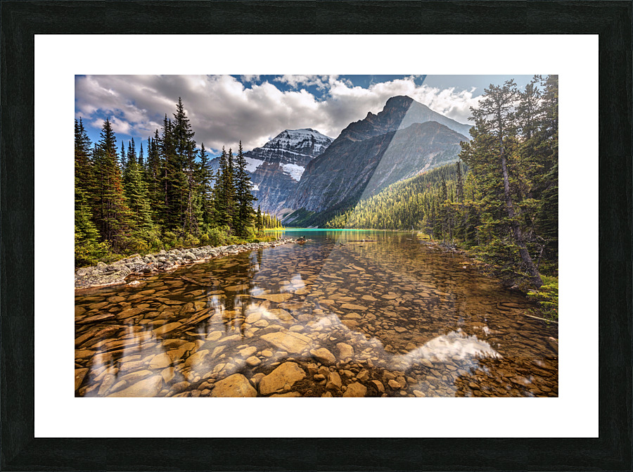 Mount Edith Cavell Splendor Picture Frame print