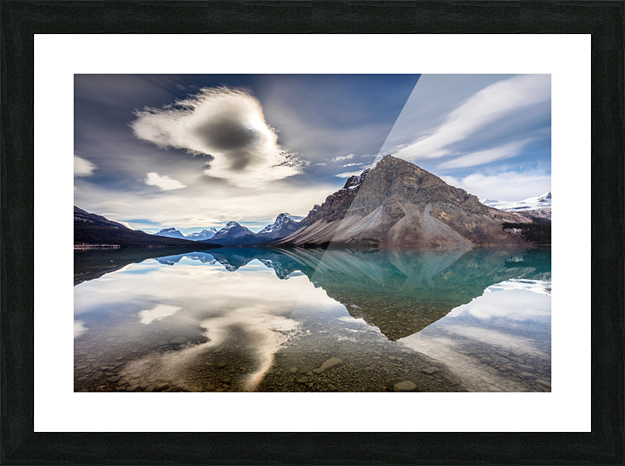 Bow Lake Alberta Picture Frame print