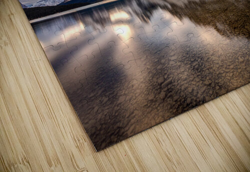 Bow Lake Dramatic reflection Pierre Leclerc Photography puzzle