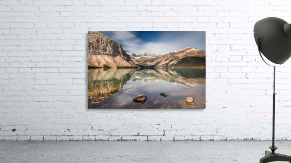 Bow Lake glorious reflection Wall Preview