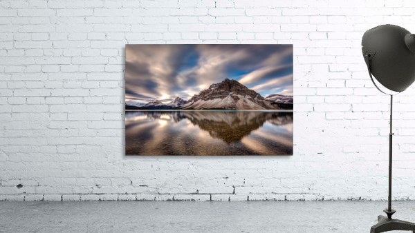 Bow Lake Dramatic reflection Wall Preview