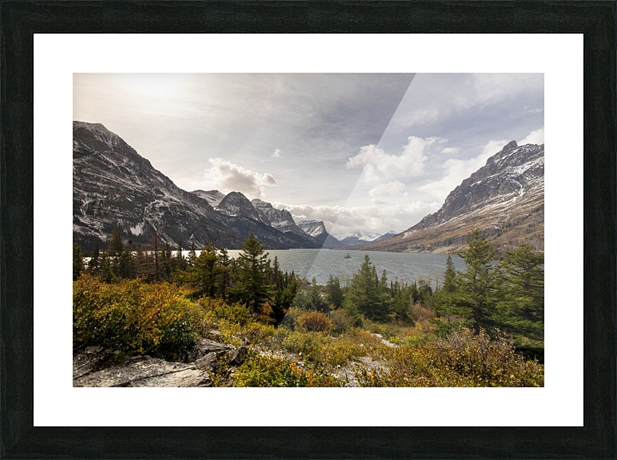 West Glacier Picture Frame print