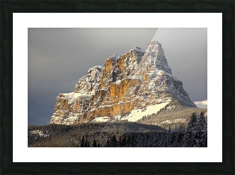 Castle Mountain Picture Frame print