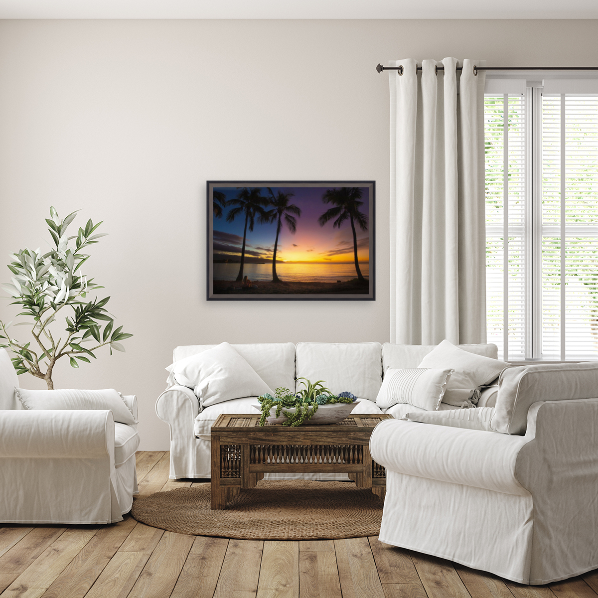 Hawaii Sunset Reproduction