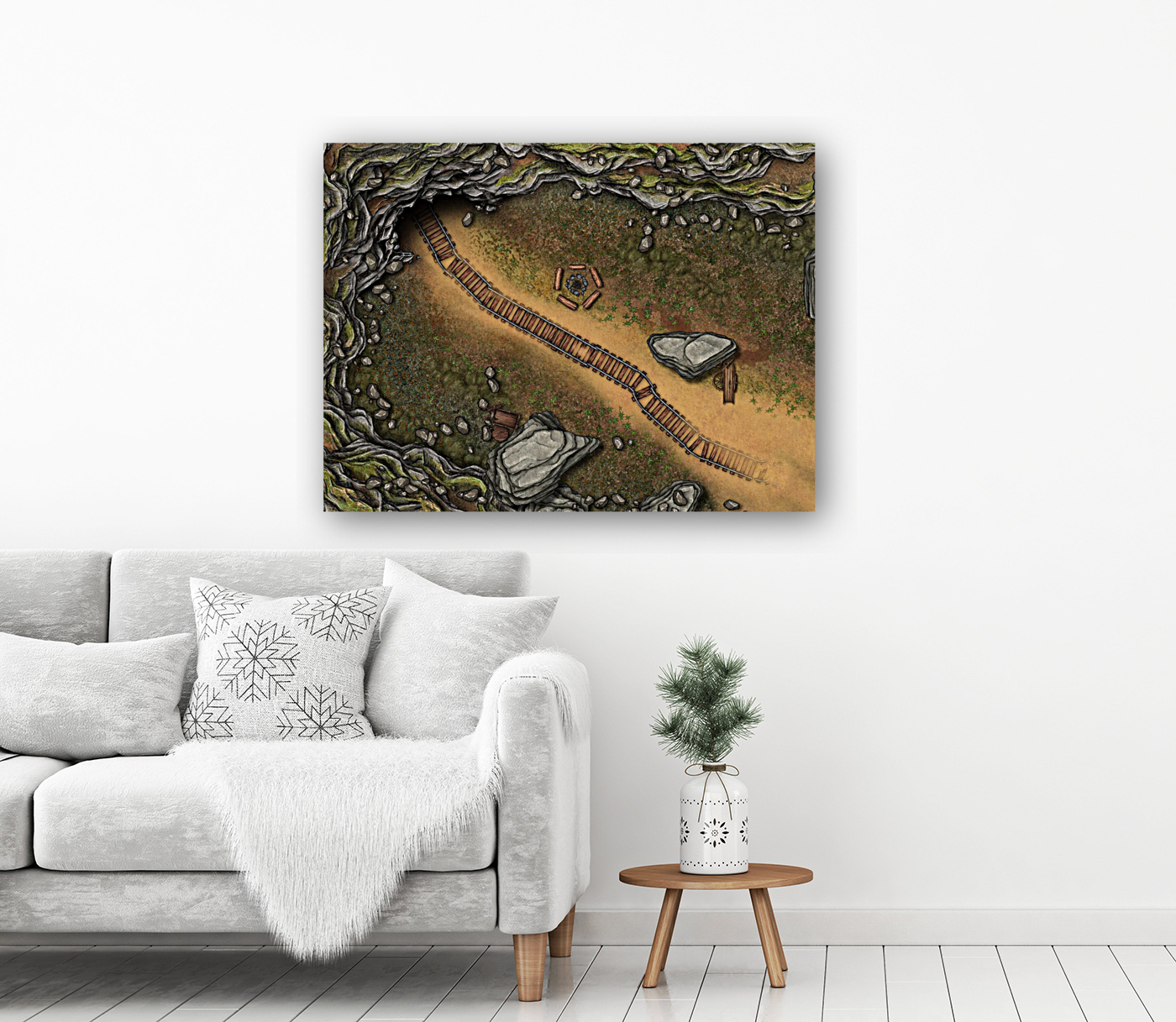 mountain Mine cave  Reproduction