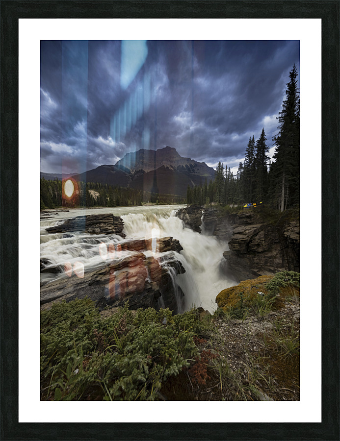 Athabasca Falls Picture Frame print