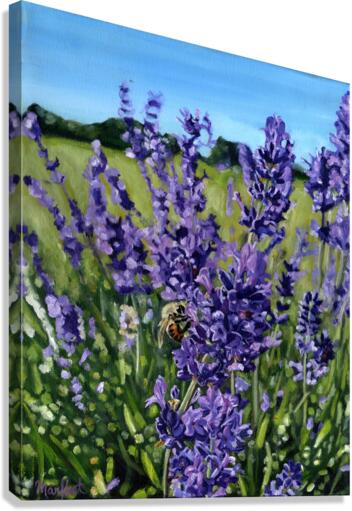 Dont Worry. Bee Happy. Canvas Print