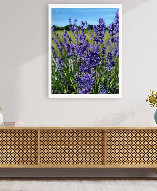 lavenderbee border by Haley Marfleet