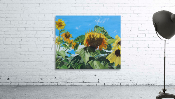 Garden Sunflowers Wall Preview