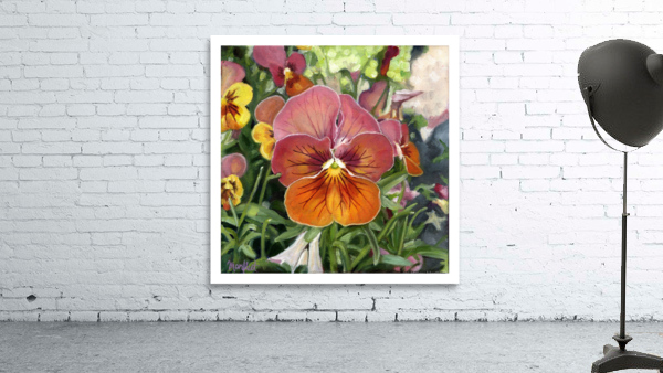 greenhousepansy border Wall Preview