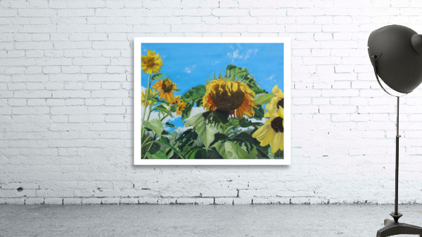 gardensunflowers border Wall Preview