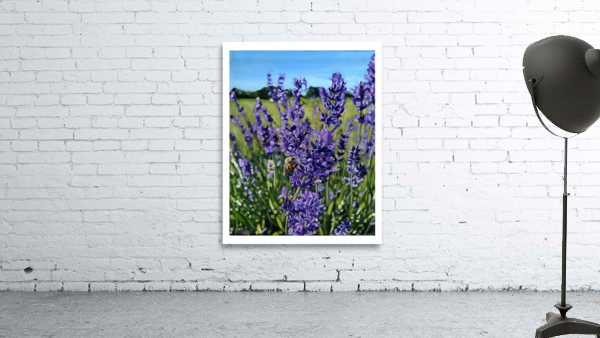 lavenderbee border Wall Preview