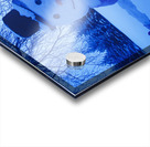 snowman barn Acrylic print