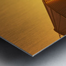 Father and Son Farmers Metal print