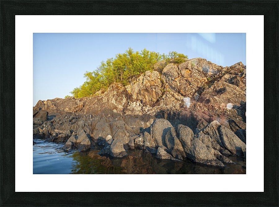 Pukaskwa Shoreline Picture Frame print