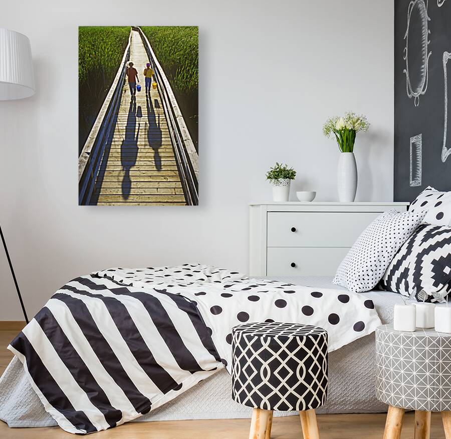 A Day of Catching Marsh Life Reproduction