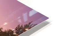 lake with canoe HD Metal print