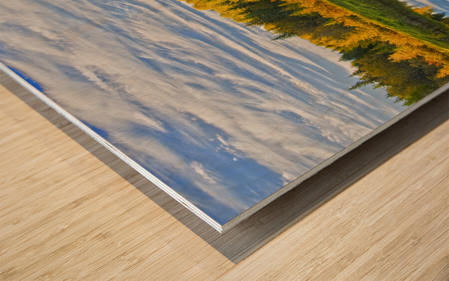 Tranquil Evening Wood print