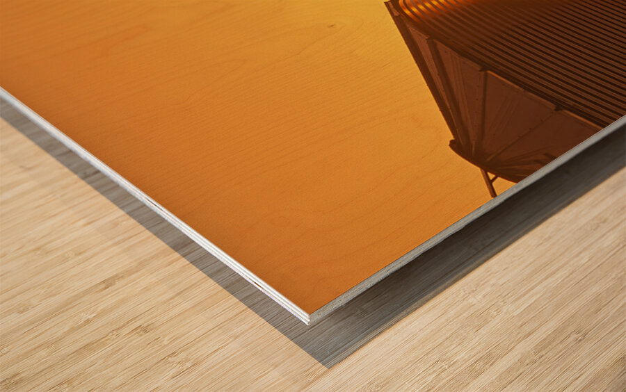 Father and Son Farmers Wood print