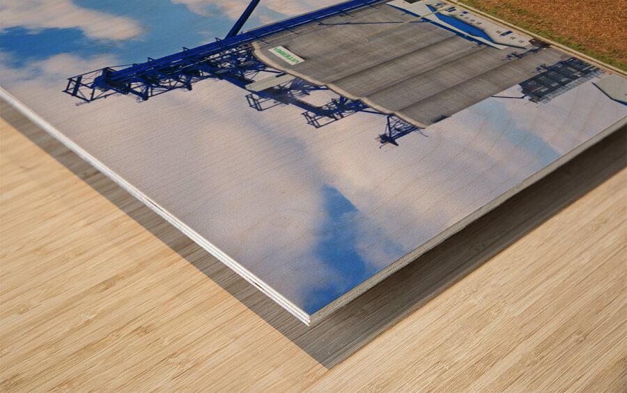 Hauling Crop Wood print