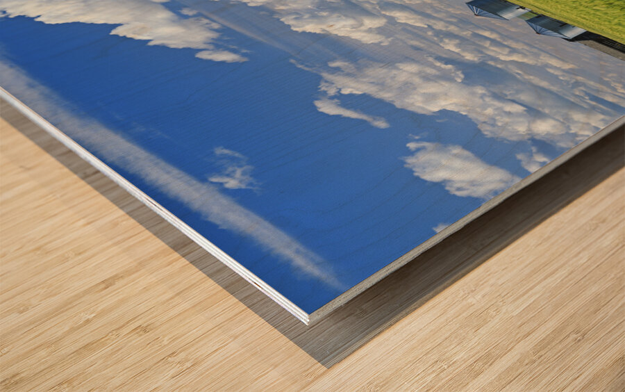 Abandoned Farm Wood print