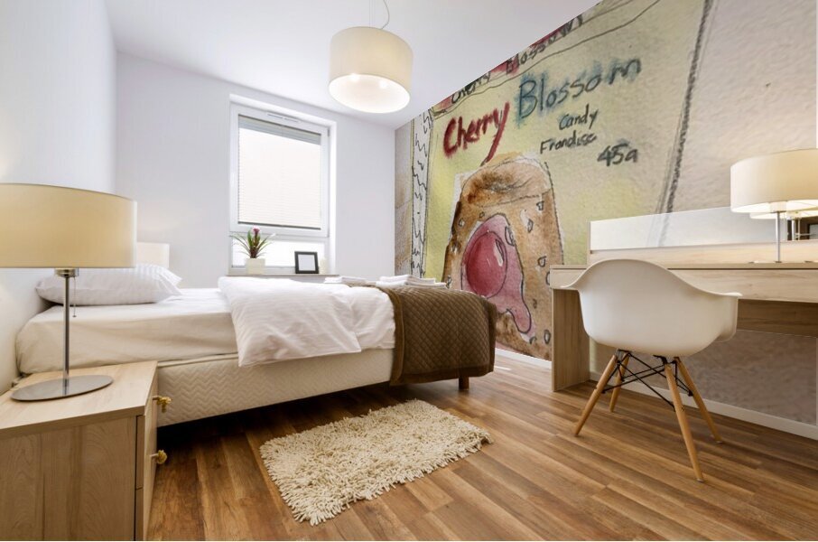 Cherry Blossom Mural print