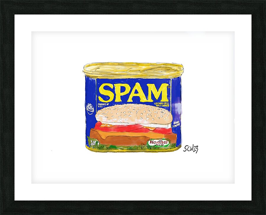 SPAM CAN 1 Picture Frame print