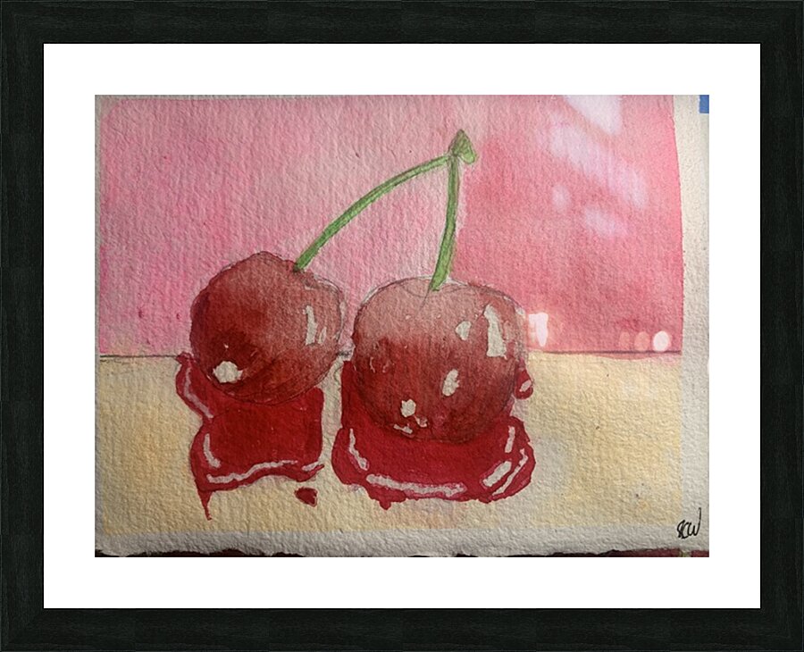 Cherries 1  Picture Frame print