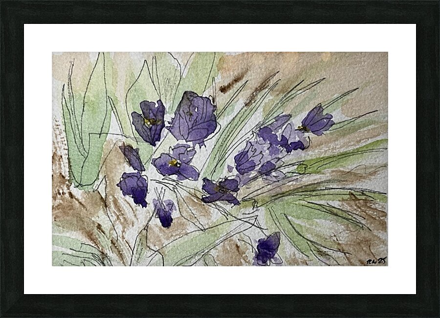 Garden Flowers Picture Frame print