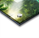 Beautiful waterfall in a lush jungle Acrylic print