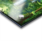 Enchanting waterfall in a lush jungle Acrylic print