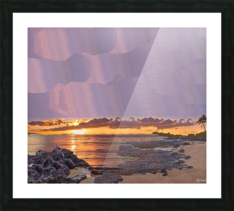 Sunset Picture Frame print