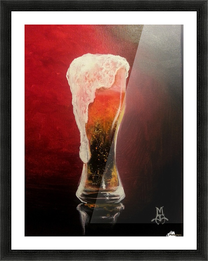 The First Draft  Picture Frame print