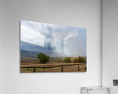 Storm over valley Acrylic Print