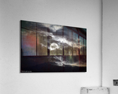 Full Moon cloudy Acrylic Print
