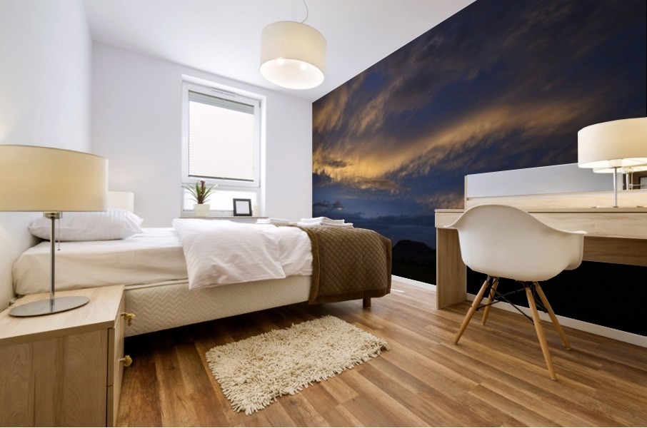 Evening sky 2 Mural print