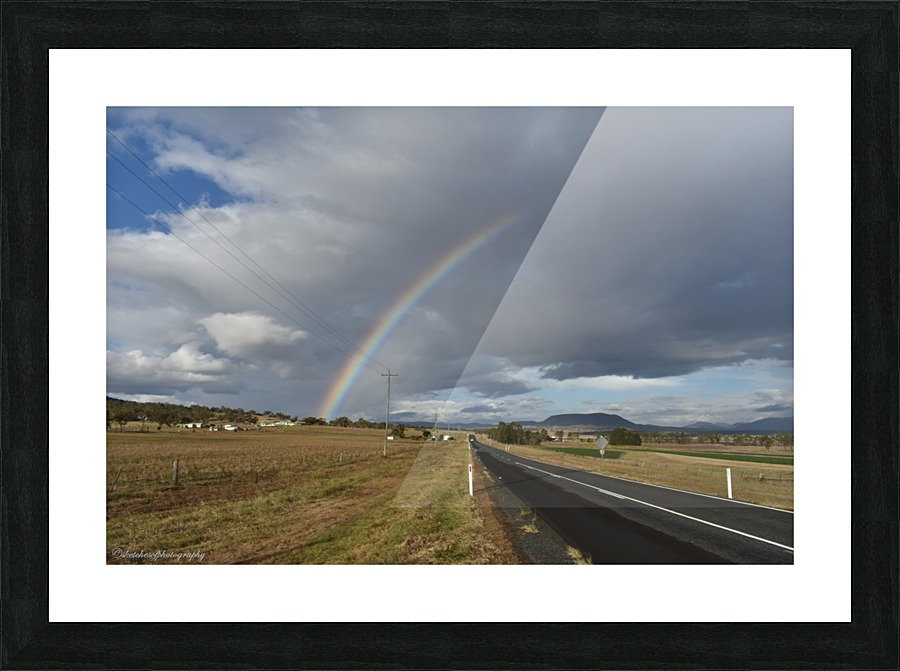 Rainbow Picture Frame print